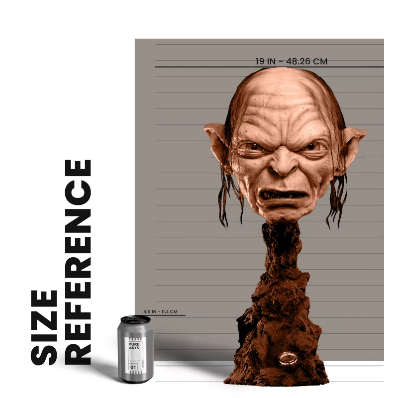 Le Seigneur des Anneaux (Lord of the Rings) Réplique 1/1 Gollum Art Mask 47cm