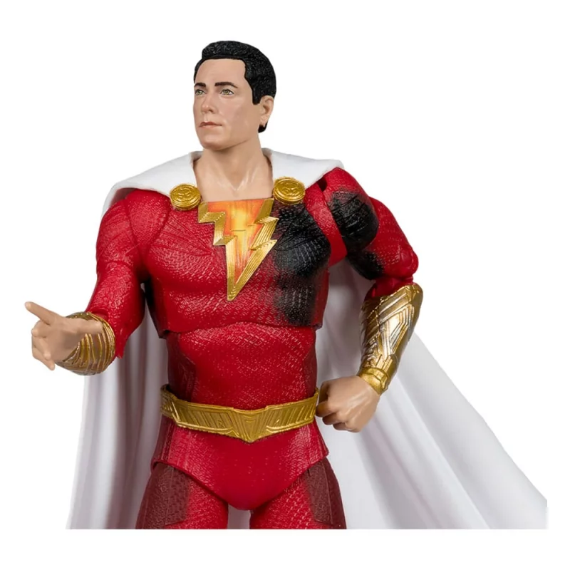 DC Multiverse Pack de 2 Action Figurines Shazam (Battle Damage) &amp; Freddie Freeman (Gold Label) 18cm