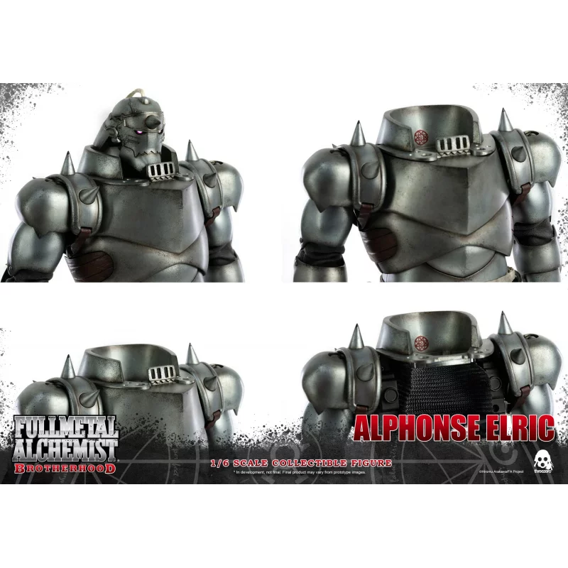 Fullmetal Alchemist Brotherhood Edward &amp; Alphonse Elric Twin Pack Exclusive 1/6 FigZero Figurines ThreeZero