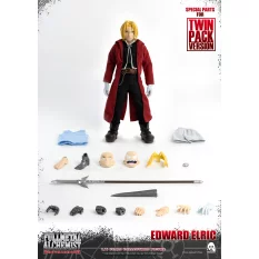 Fullmetal Alchemist Brotherhood Edward & Alphonse Elric Twin Pack Exclusive 1/6 FigZero Figurines ThreeZero