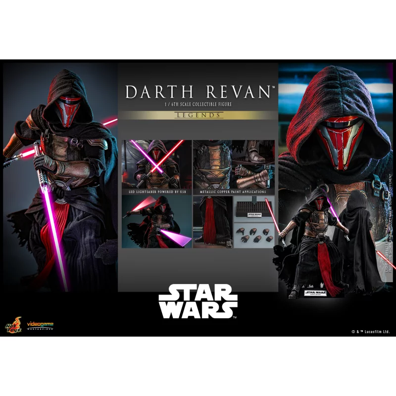 Hot Toys VGM62 Star Wars Collectible Action Figure 1/6 Darth Revan 31cm