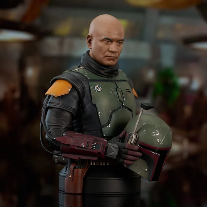 Star Wars: The Book of Boba Fett Bust 1/6 Boba Fett Unhelmeted 15cm