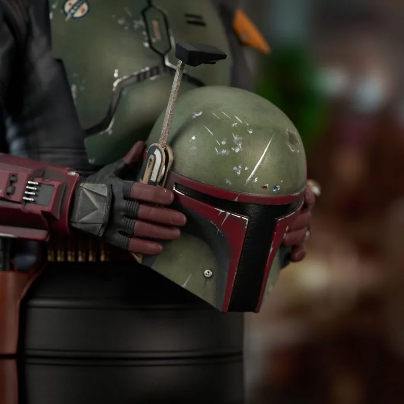 Star Wars: The Book of Boba Fett Bust 1/6 Boba Fett Unhelmeted 15cm