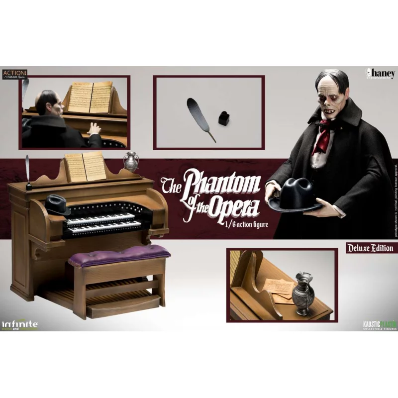 Lon Chaney As The Phantom Of The Opera Collectible Action Figurine 1/6 Deluxe Version 30cm