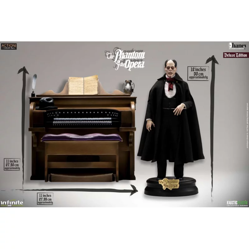 Lon Chaney As The Phantom Of The Opera Collectible Action Figurine 1/6 Deluxe Version 30cm