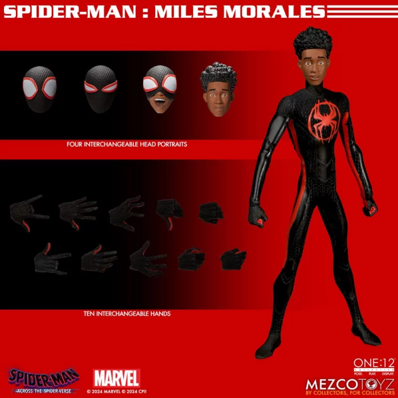 Spider-Man Action Figure 1/12 Miles Morales 17cm