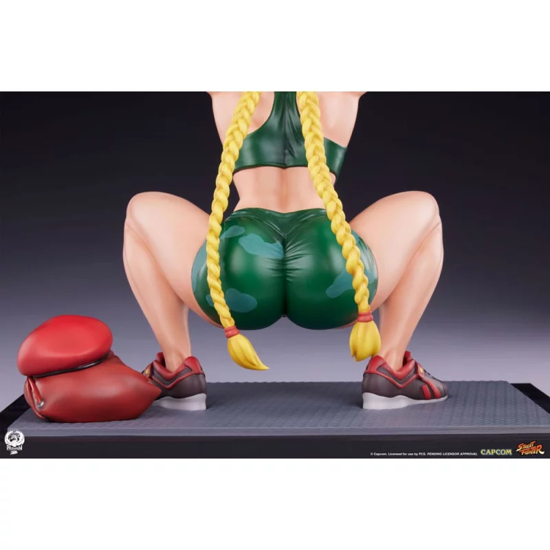 Street Fighter Statue Premier Series 1/4 Cammy: Powerlifting 41cm