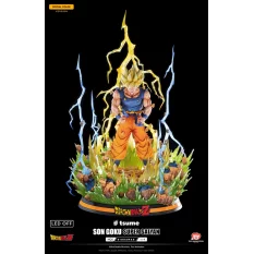Dragon Ball Z Statue 1/4 Son Goku Super Saiyan Special Color HQS Dioramax by Tsume 90cm