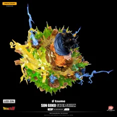 Dragon Ball Z Statue 1/4 Son Goku Super Saiyan Special Color HQS Dioramax by Tsume 90cm