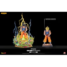 Dragon Ball Z Statue 1/4 Son Goku Super Saiyan Special Color HQS Dioramax by Tsume 90cm