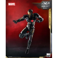 Marvel The Infinity Saga Action Figurine 1/12 DLX Iron Man Mark 50 (Black X Gold) Threezero 17cm