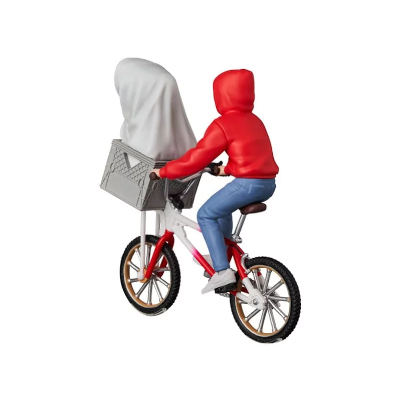E.T. l&#039;extra-terrestre mini Figurine Medicom UDF série E.T. &amp; Elliot Bicycle 9cm