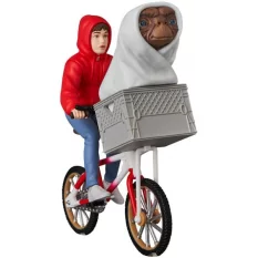 E.T. l'extra-terrestre mini Figurine Medicom UDF série E.T. & Elliot Bicycle 9cm