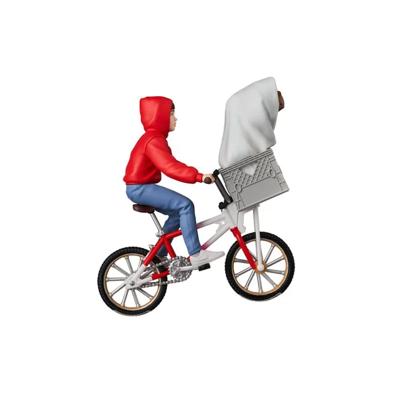 E.T. l&#039;extra-terrestre mini Figurine Medicom UDF série E.T. &amp; Elliot Bicycle 9cm