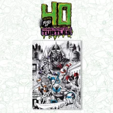 Teenage Mutant Ninja Turtles Litography 40th Anniversary Limited Edition 42x30cm