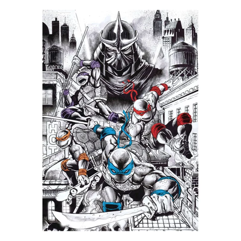 Teenage Mutant Ninja Turtles Litography 40th Anniversary Limited Edition 42x30cm