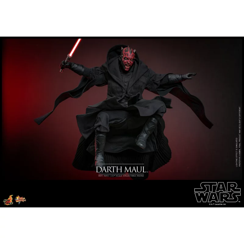 Hot Toys MMS748 Star Wars Episode I: La Menace Fantôme Collectible Action Figurine 1/6 Dark Maul 29cm