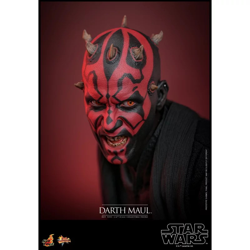 Hot Toys MMS748 Star Wars Episode I: La Menace Fantôme Collectible Action Figurine 1/6 Dark Maul 29cm