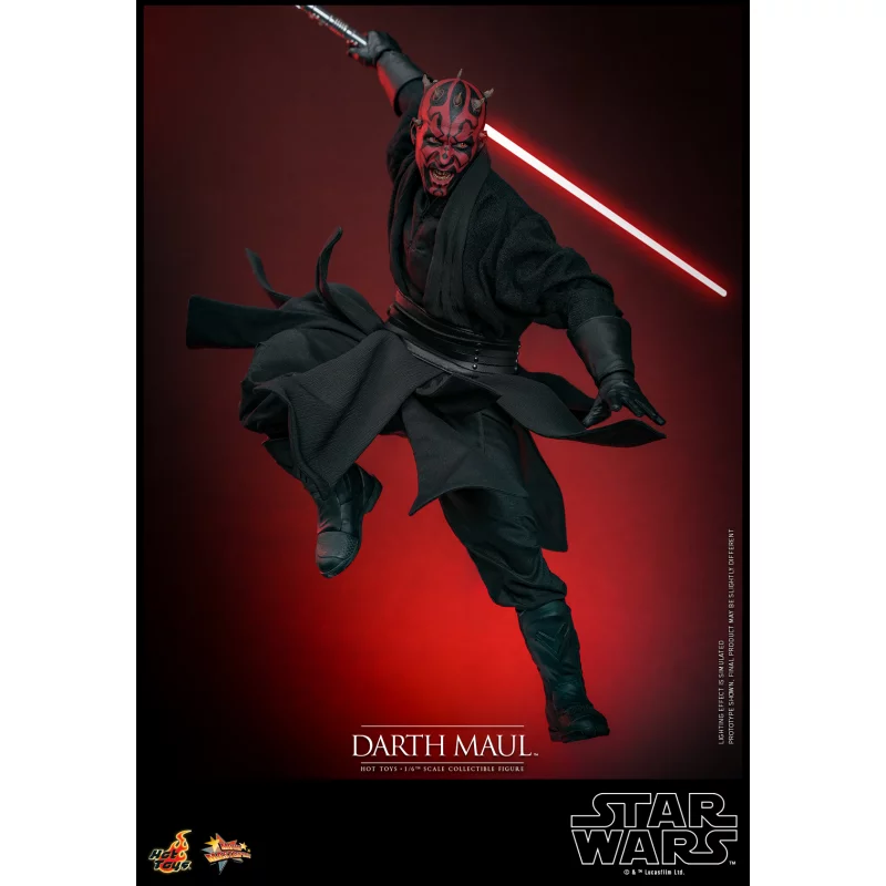 Hot Toys MMS748 Star Wars Episode I: La Menace Fantôme Collectible Action Figurine 1/6 Dark Maul 29cm
