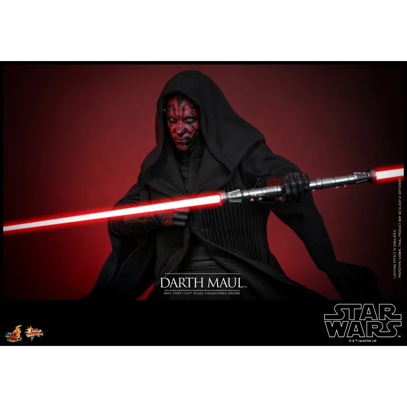 Hot Toys MMS748 Star Wars Episode I: La Menace Fantôme Collectible Action Figurine 1/6 Dark Maul 29cm