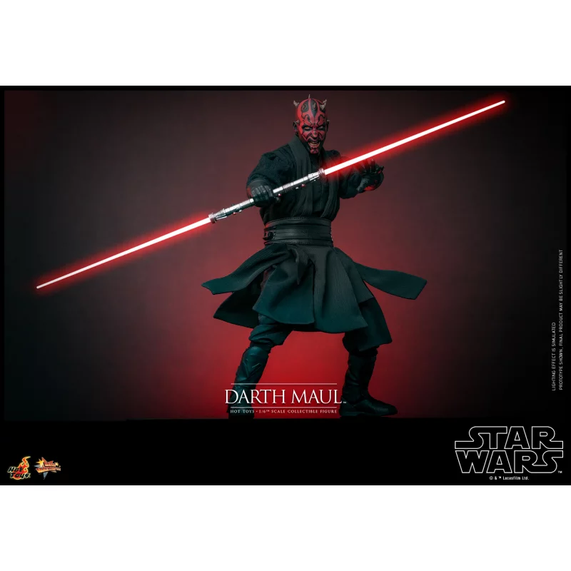 Hot Toys MMS748 Star Wars Episode I: La Menace Fantôme Collectible Action Figurine 1/6 Dark Maul 29cm
