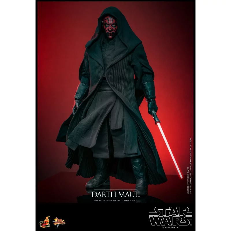 Hot Toys MMS748 Star Wars Episode I: La Menace Fantôme Collectible Action Figurine 1/6 Dark Maul 29cm