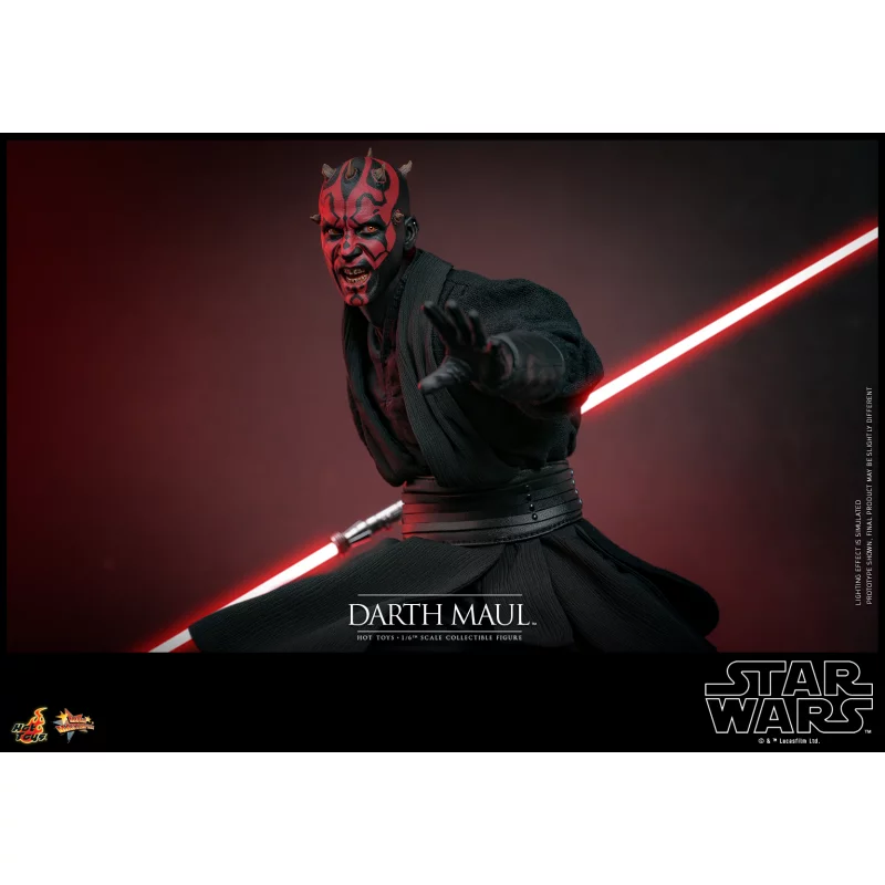 Hot Toys MMS748 Star Wars Episode I: La Menace Fantôme Collectible Action Figurine 1/6 Dark Maul 29cm