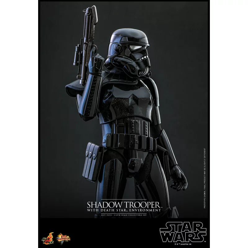 Hot Toys MMS737 Star Wars Collectible Action Figurine 1/6 Shadow Trooper with Death Star Environment 30cm