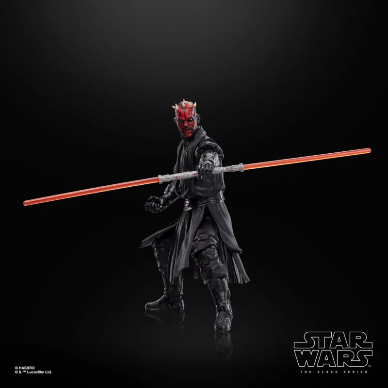 Star Wars Episode I Black Series Pack de 3 Action Figurines Qui-Gon Jinn, Darth Maul, Obi-Wan Kenobi 15cm