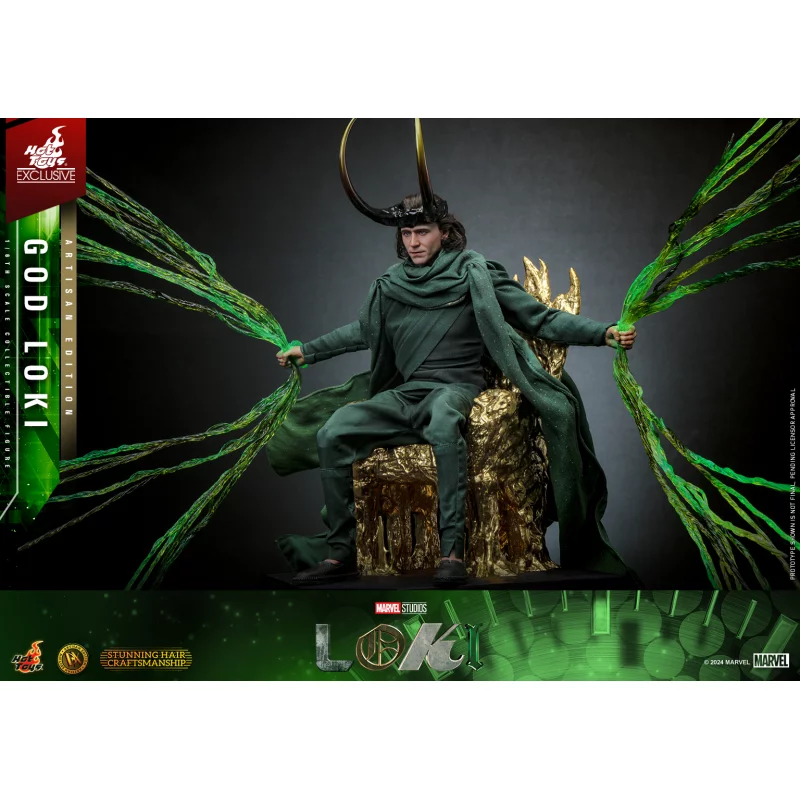 Hot Toys DX41AE Marvel Loki Collectible Action Figurine 1/6 God Loki (Artisan Edition) 31cm