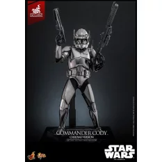 Hot Toys MMS734 Star Wars Collectible Action Figure 1/6 Commander Cody (Chrome Version) Hot Toys Exclusive 30cm
