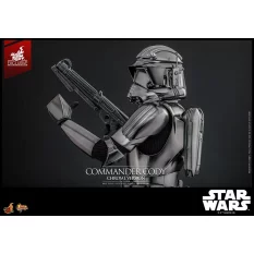 Hot Toys MMS734 Star Wars Collectible Action Figure 1/6 Commander Cody (Chrome Version) Hot Toys Exclusive 30cm