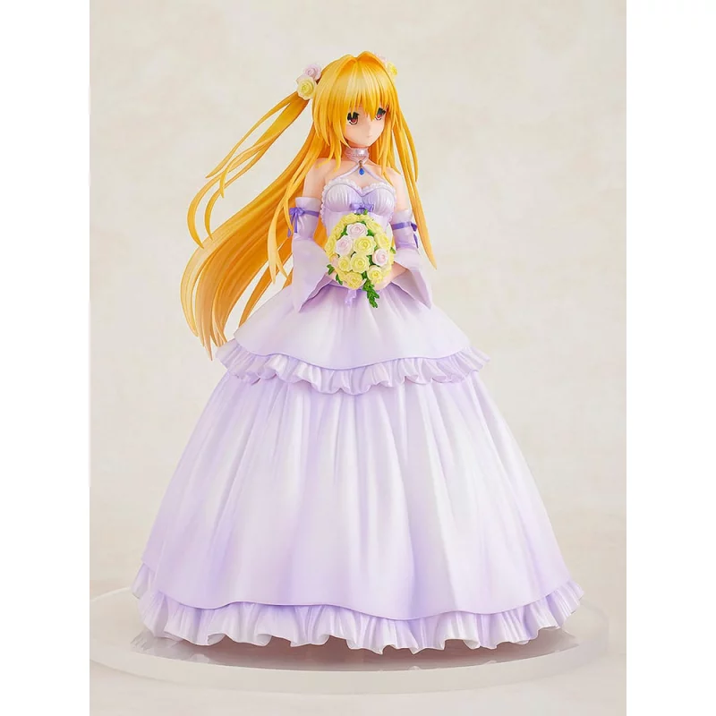 To Love-Ru Darkness Figurine 1/7 Golden Darkness Wedding Dress Ver. 23cm