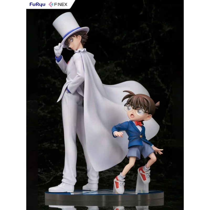 Case Closed F:NEX Figure 1/7 Conan Edogawa &amp; Kid the Phantom Thief 29cm