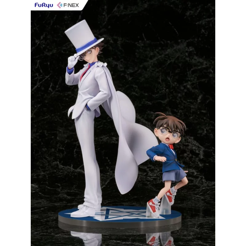 Case Closed F:NEX Figure 1/7 Conan Edogawa &amp; Kid the Phantom Thief 29cm