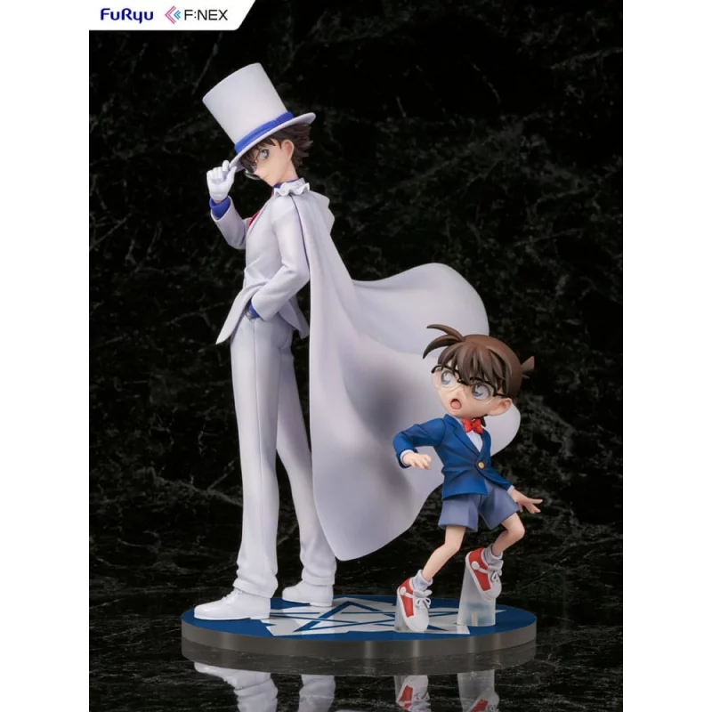 Case Closed F:NEX Figure 1/7 Conan Edogawa &amp; Kid the Phantom Thief 29cm
