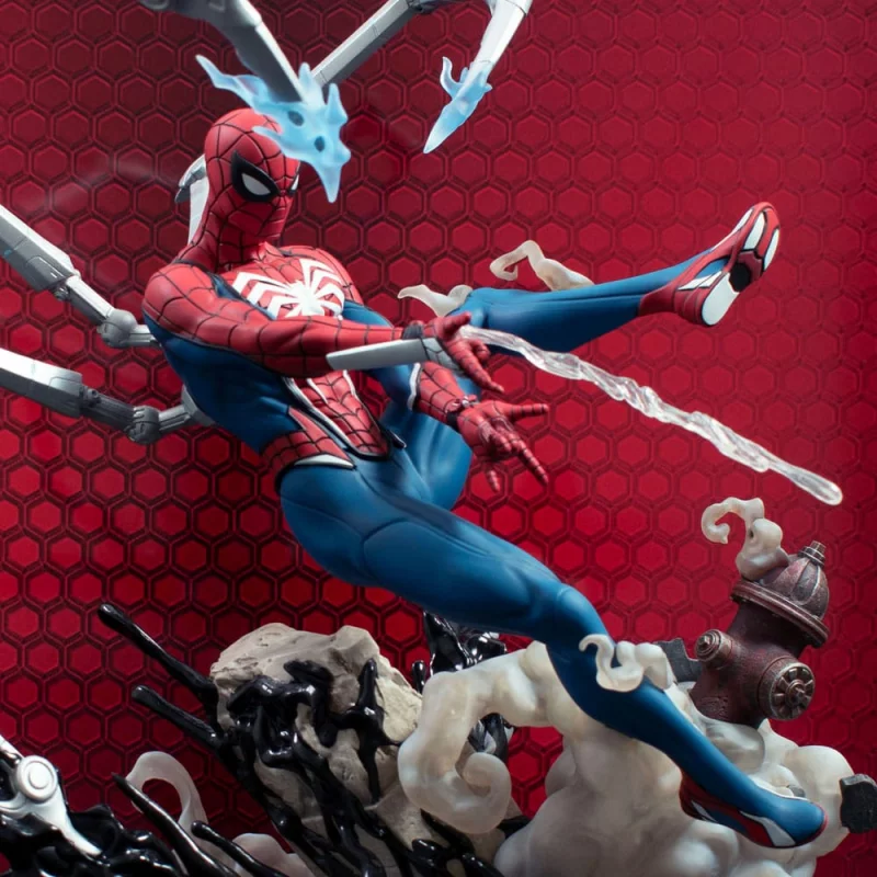Marvel&#039;s Spider-Man 2 Figurine Gallery Deluxe diorama Spider-Man (Gamerverse) 30cm