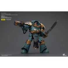 Warhammer Action Figure 1/18 The Horus Heresy Tartaros Terminator Squad Sergeant With Volkite Charger And Power Sword 12cm