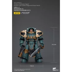 Warhammer Action Figure 1/18 The Horus Heresy Tartaros Terminator Squad Sergeant With Volkite Charger And Power Sword 12cm