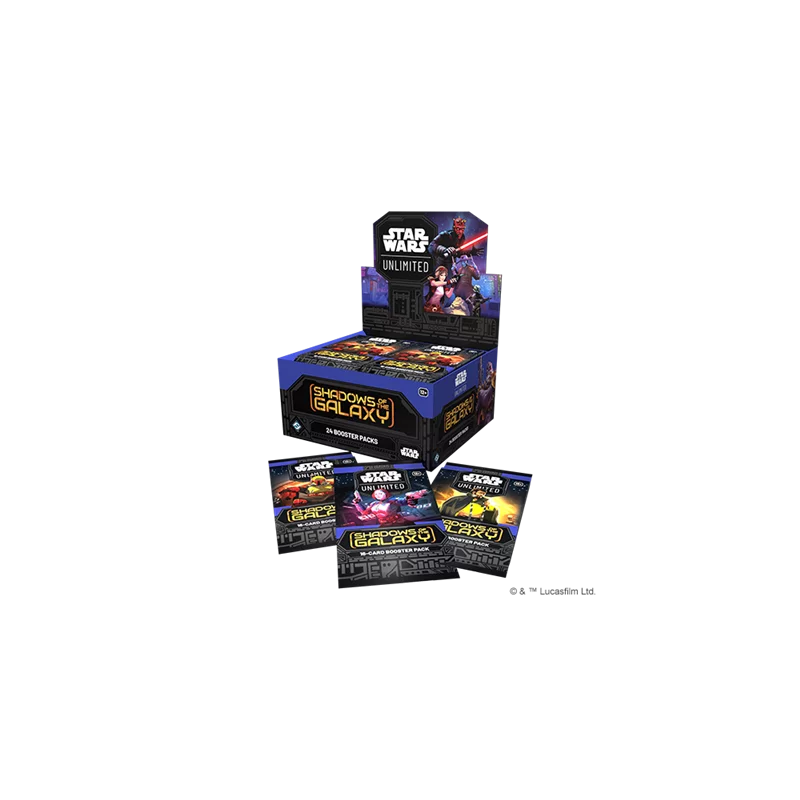 shadows of the galaxy booster box Star Wars Unlimited Booster Box Shadows of the Galaxy main image 0