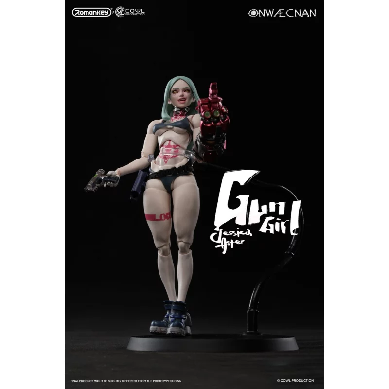 Gun Girl Deluxe Edition Series 1 Action Figure 1/12 Romankey
