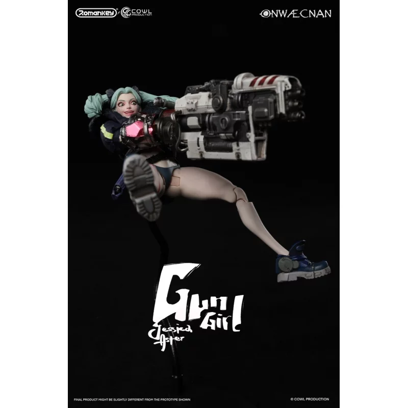 Gun Girl Deluxe Edition Series 1 Action Figure 1/12 Romankey X COWL RC003D