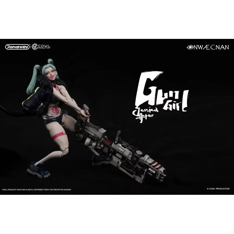 Gun Girl Deluxe Edition Series 1 Action Figure 1/12 Romankey X COWL RC003D