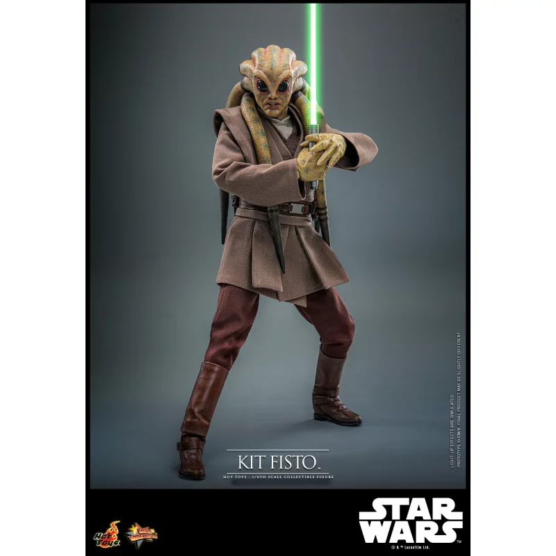 Hot Toys MMS751 Star Wars Episode III: Revenge of the Sith Collectible Action Figure 1/6 Kit Fisto 32cm