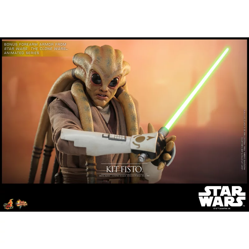 Hot Toys MMS751 Star Wars Episode III: Revenge of the Sith Collectible Action Figure 1/6 Kit Fisto 32cm
