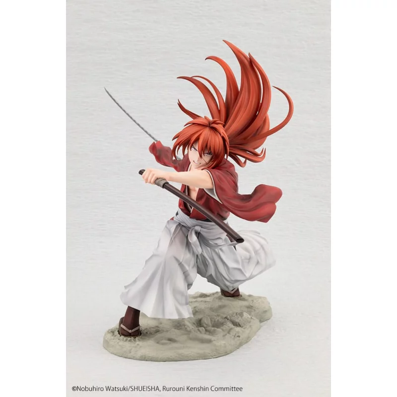 Rurouni Kenshin Figure ARTFXJ 1/8 Kenshin Himura 20cm