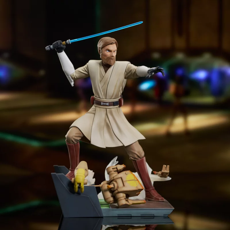 Star Wars: The Clone Wars Deluxe Gallery Figurine General Obi-Wan Kenobi 23cm