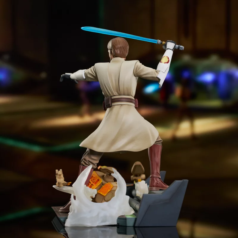 Star Wars: The Clone Wars Deluxe Gallery Figurine General Obi-Wan Kenobi 23cm
