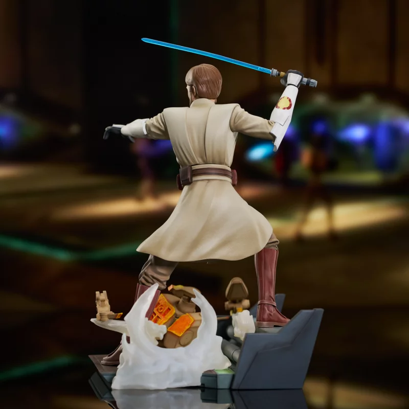 Star Wars: The Clone Wars Deluxe Gallery Figurine General Obi-Wan Kenobi 23cm