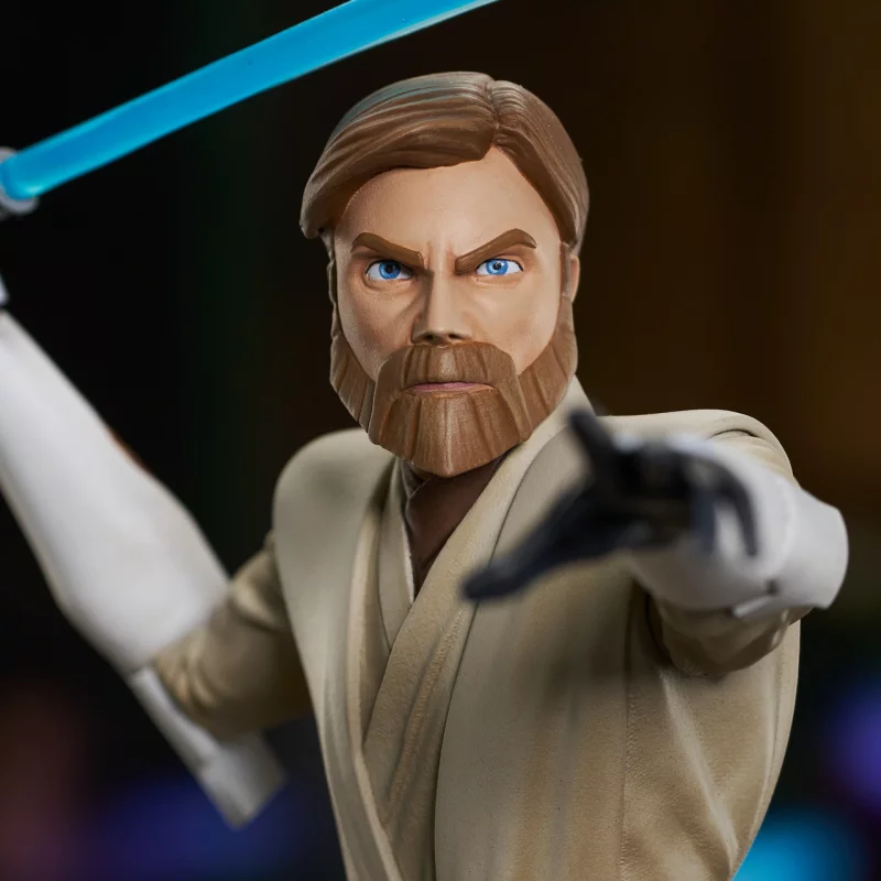 Star Wars: The Clone Wars Deluxe Gallery Figurine General Obi-Wan Kenobi 23cm